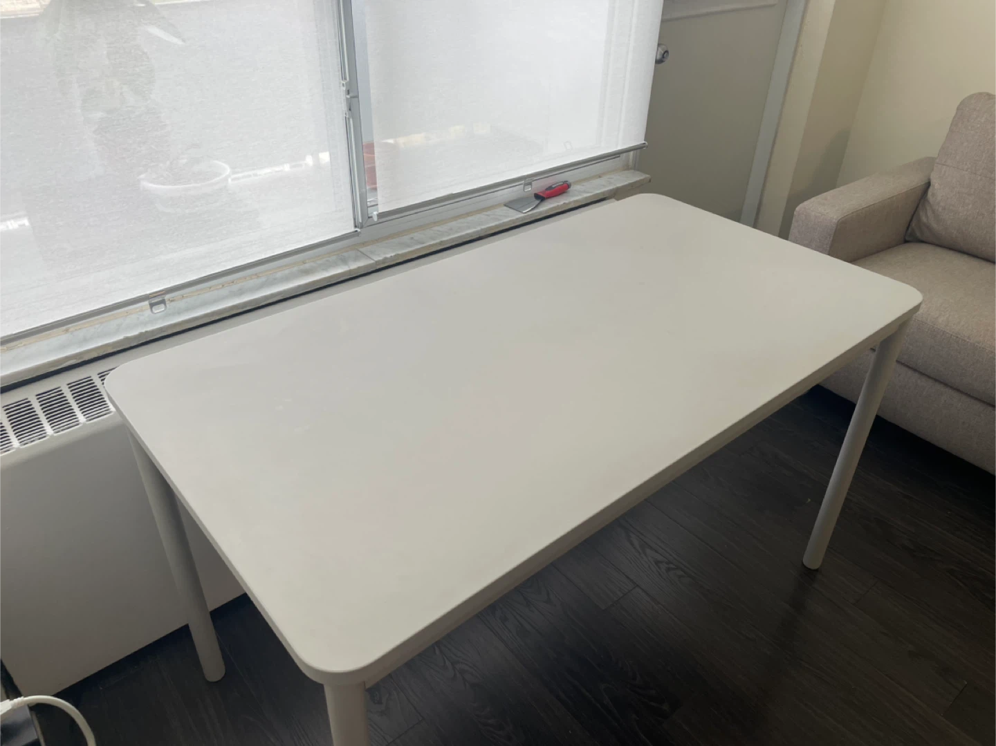 Ikea Desk Table light grey - photo 2