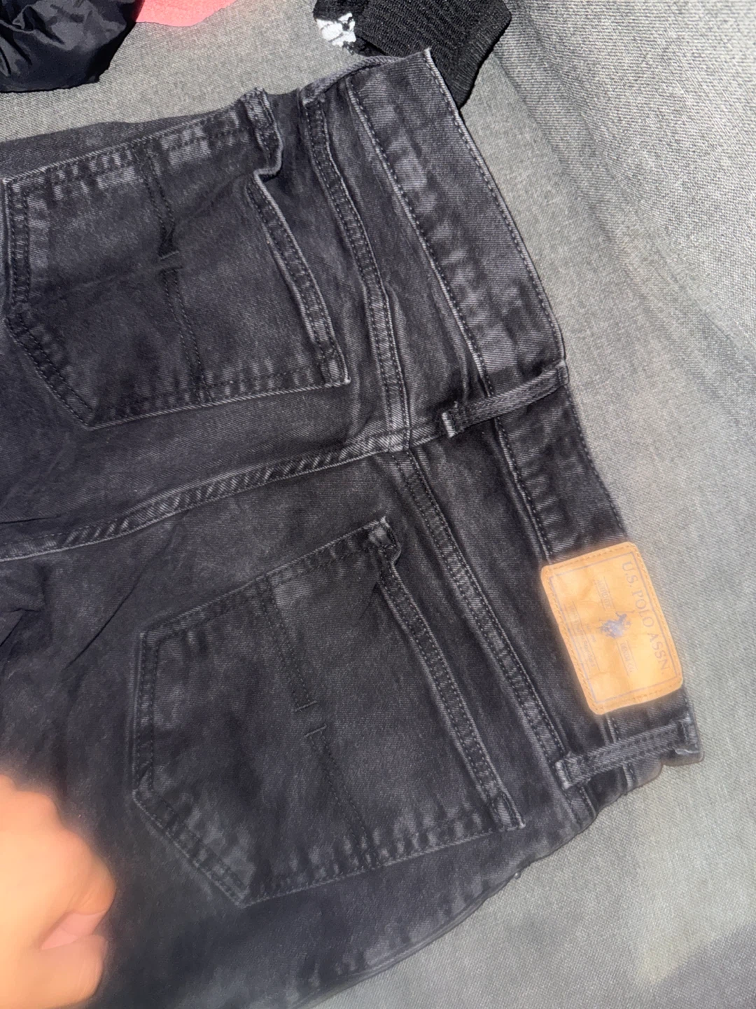 U.S. Polo Assn. Black Jeans W31 L30 - photo 3