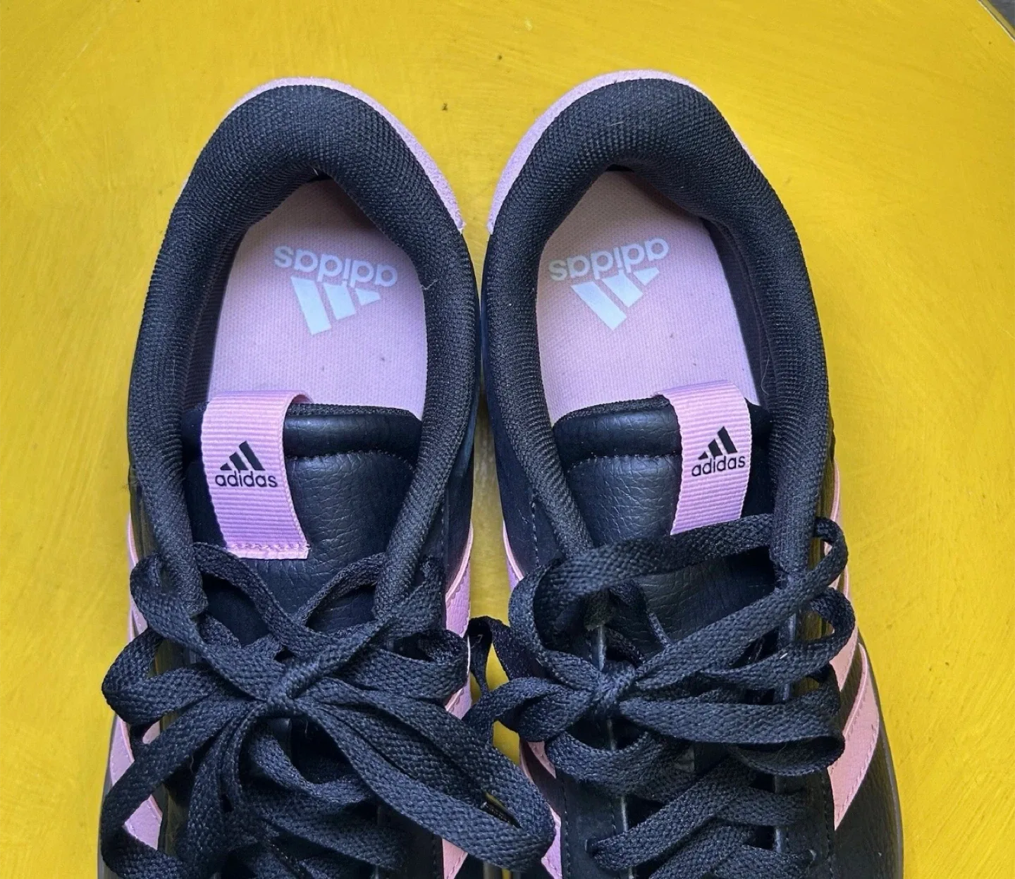 Adidas Court Platform Shoes - Black/Pink