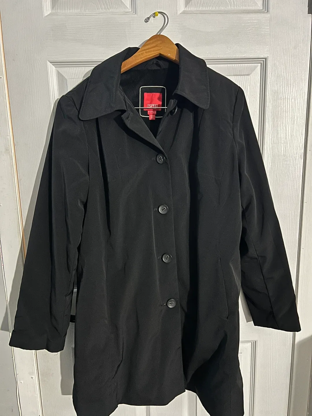Esprit Outerwear Black Coat Size L