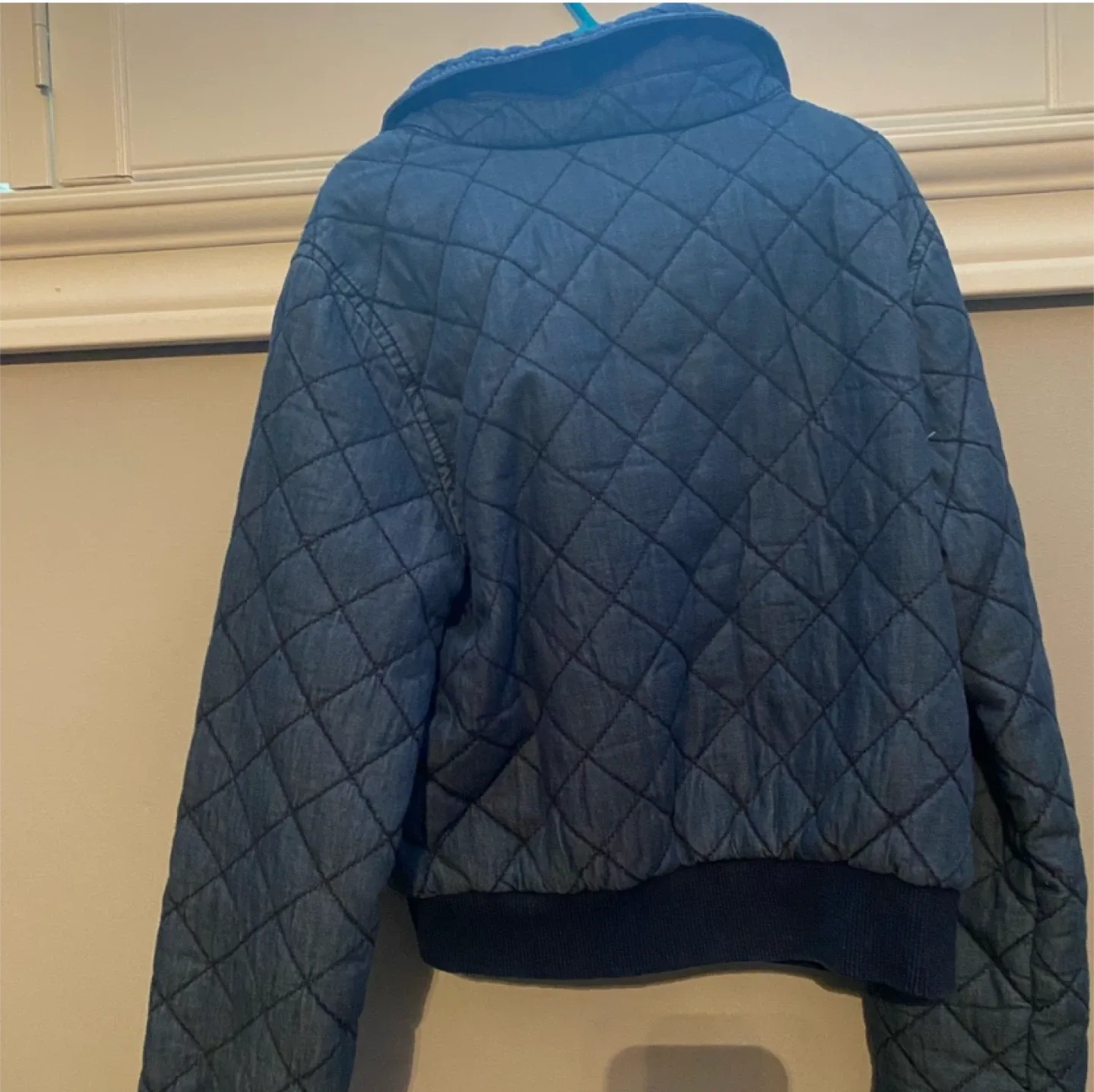 Guess Quilted Denim Jacket, Size 8-10 image indicator(3)