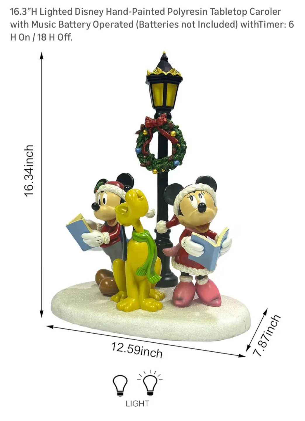 Disney Holiday Carolers with Lights and Music image indicator(3)