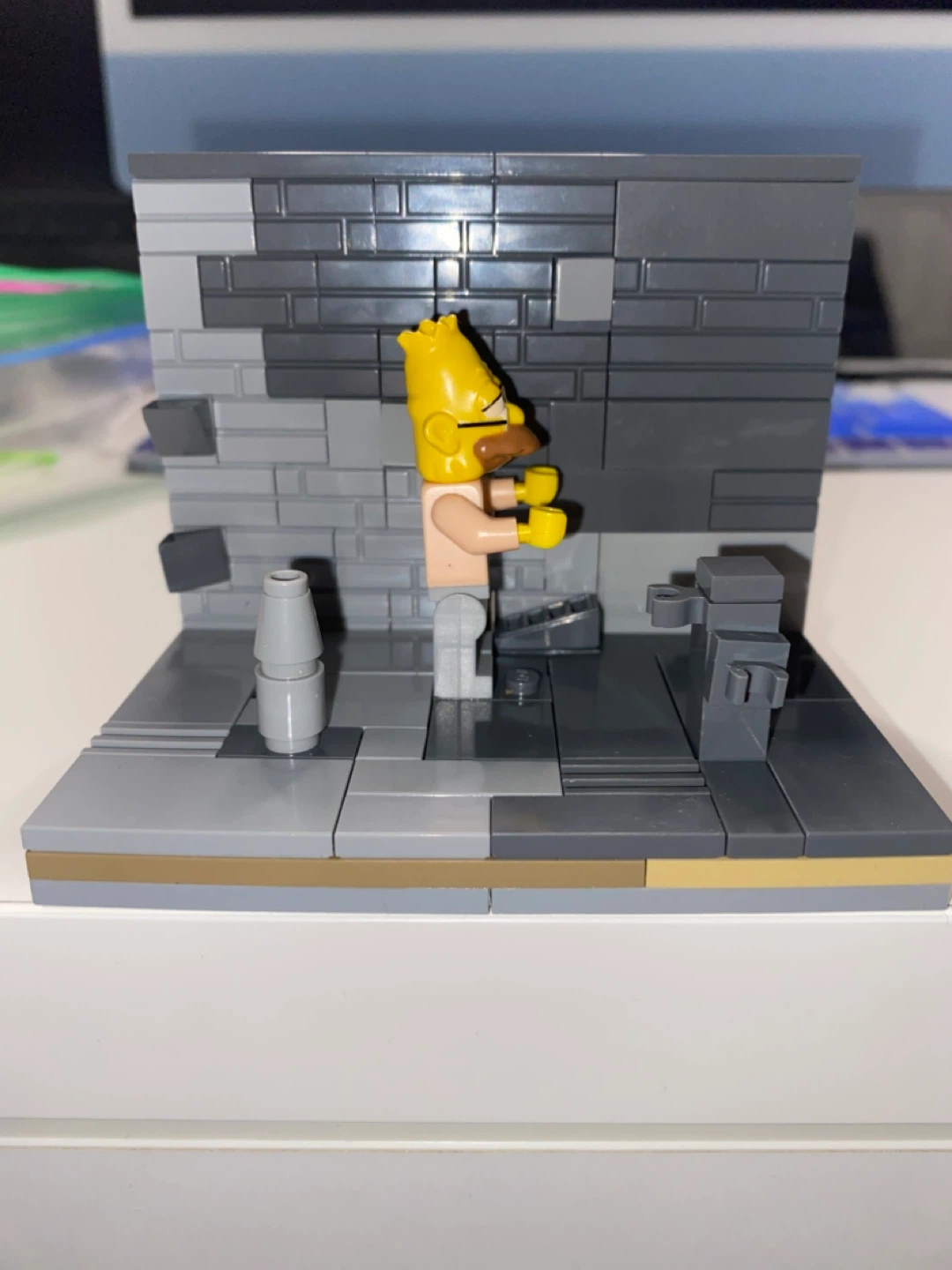Lego Simpsons (Abe) Grandpa Simpson - sim012 - photo 2