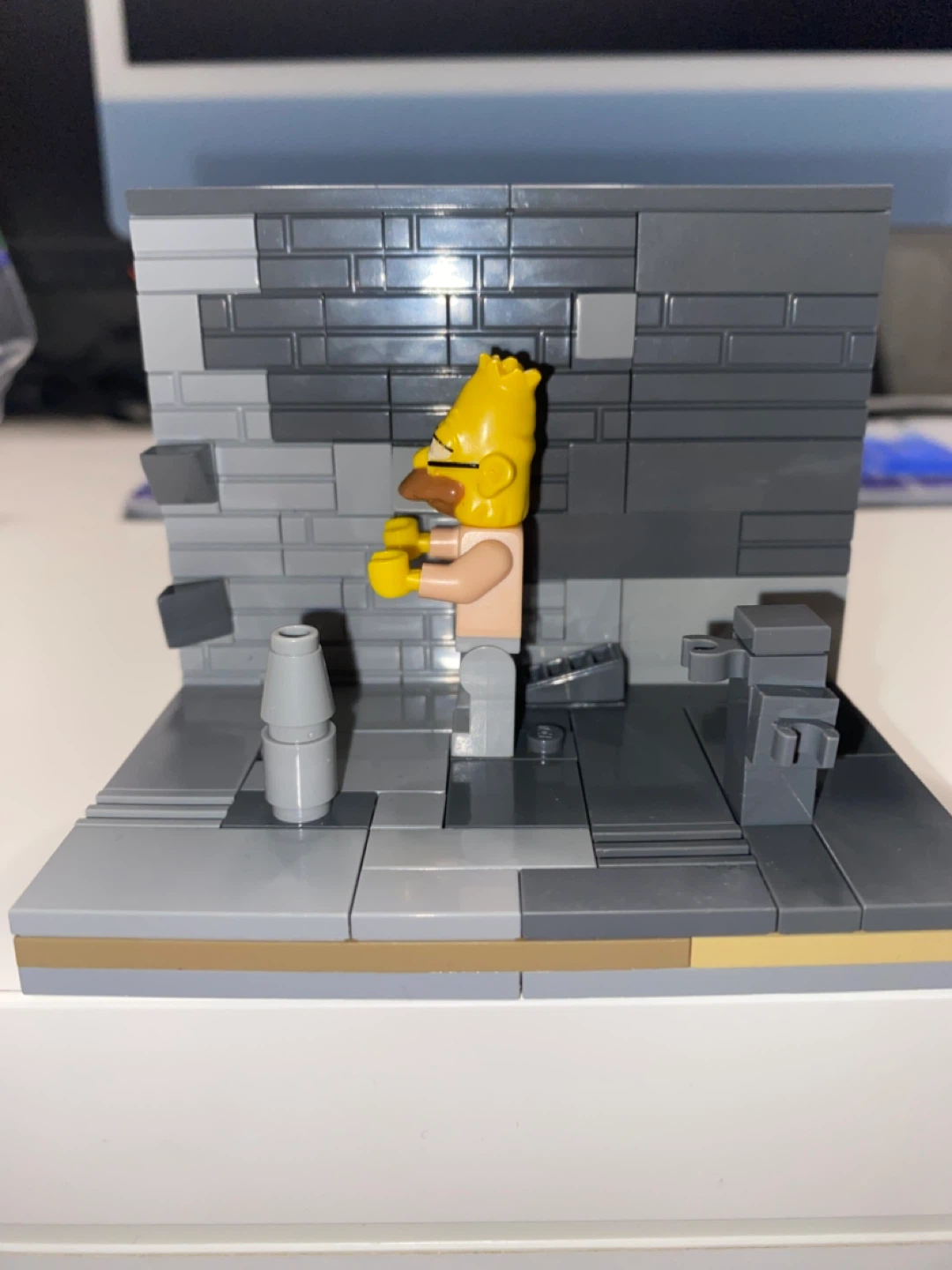 Lego Simpsons (Abe) Grandpa Simpson - sim012 - photo 4