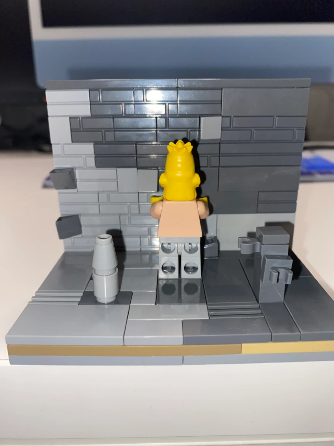 Lego Simpsons (Abe) Grandpa Simpson - sim012 - photo 3