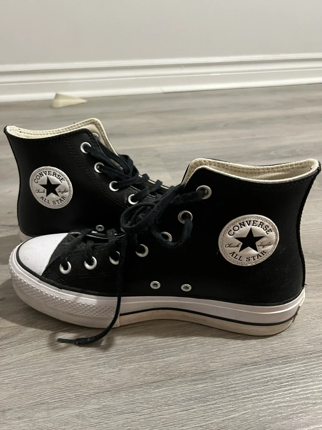 Converse Chuck Taylor All Star High Tops - Black, US 7 thumbnail
