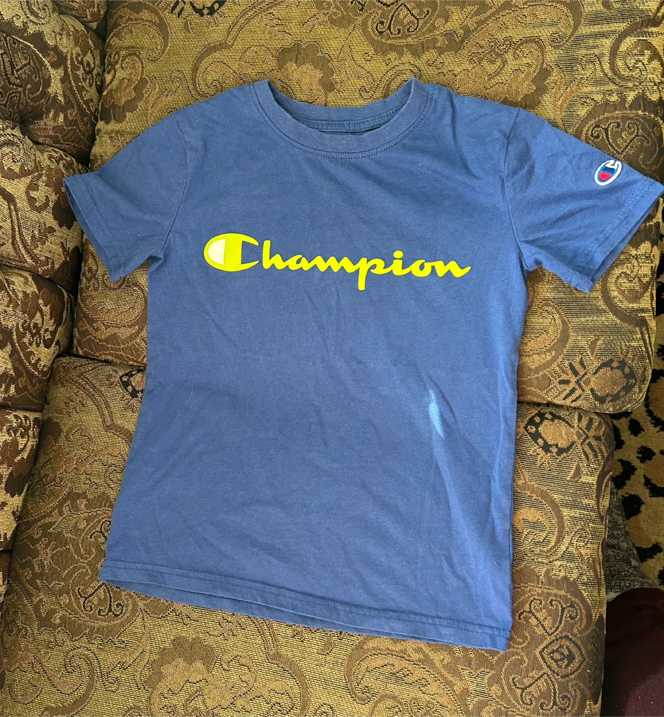 Champion Blue T-Shirt - Size S