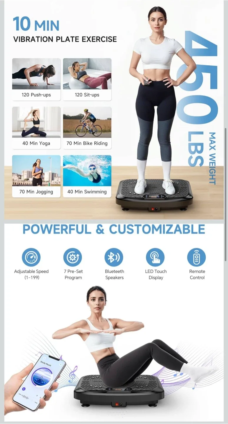 Vibration Plate Exercise Machine image indicator(2)