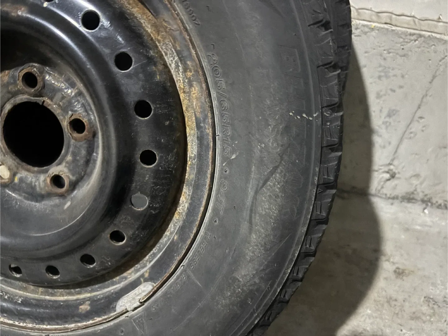 4 Used Winter Tires On Rims image indicator(3)