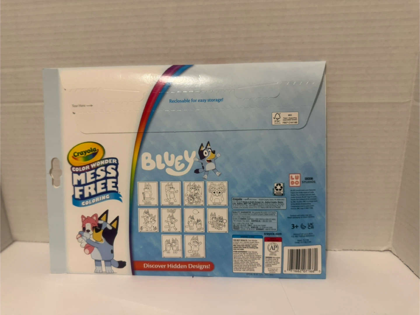Crayola Color Wonder Bluey Mess Free Coloring Kit - photo 2