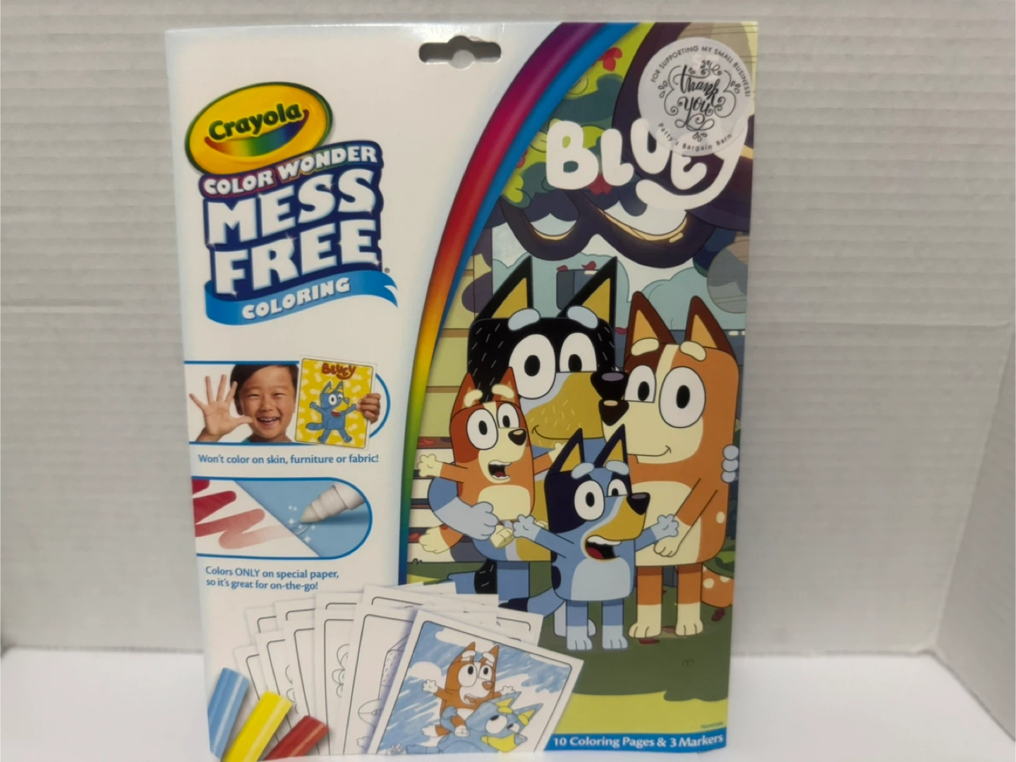 Crayola Color Wonder Bluey Mess Free Coloring Kit