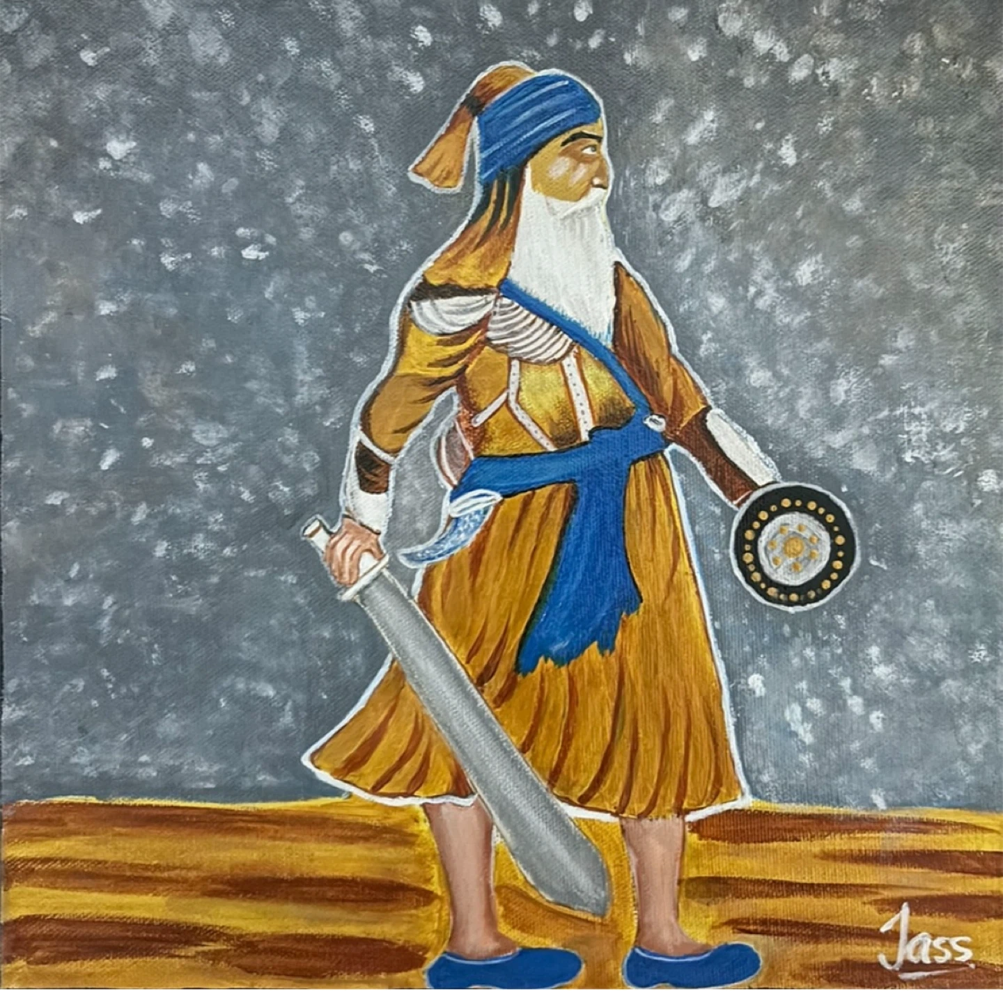 Baba Deep Singh ji artwork