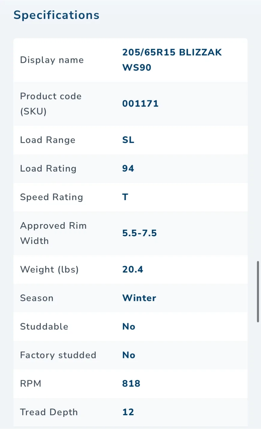4 Used Winter Tires On Rims image indicator(6)