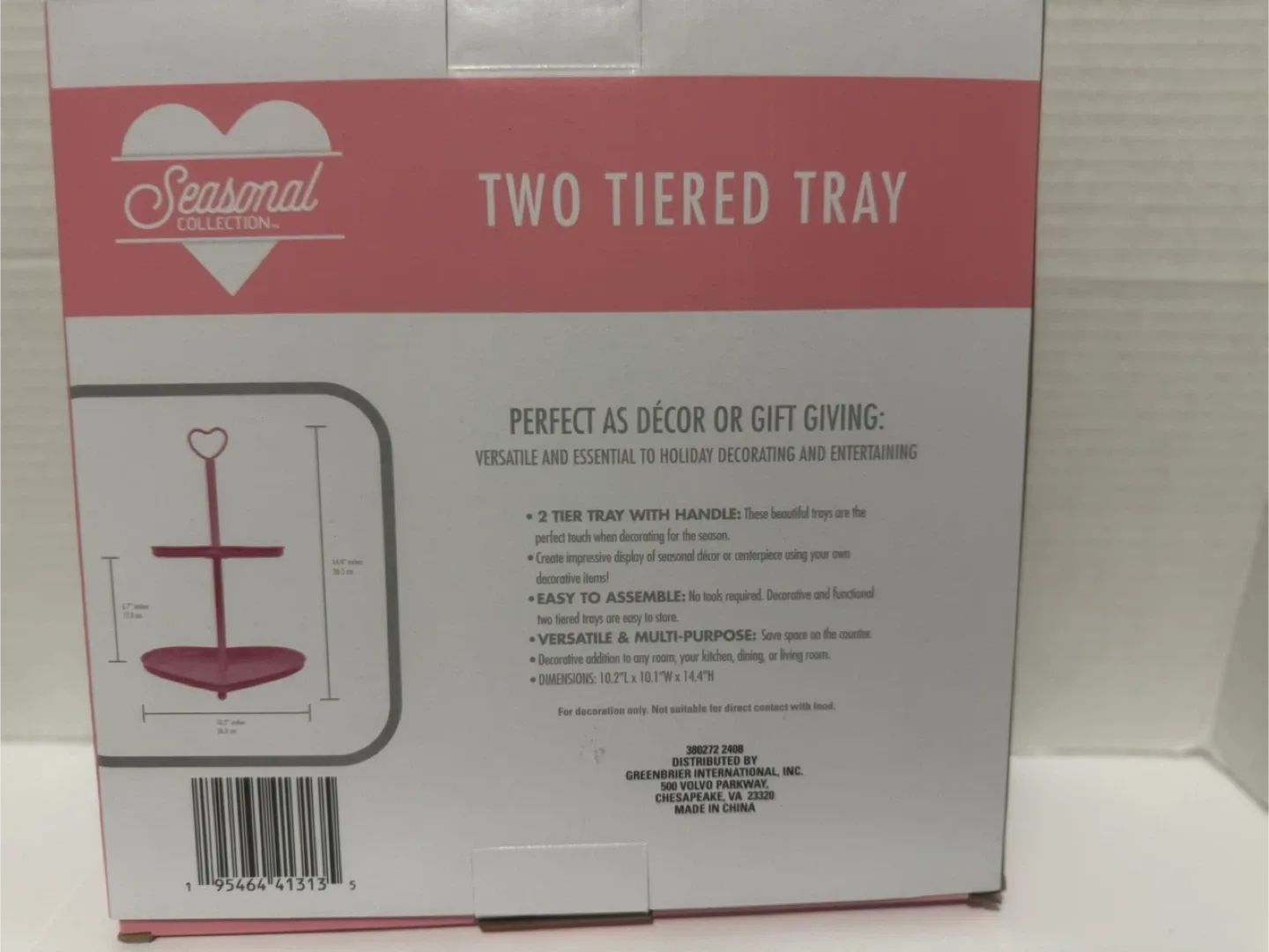 Seasonal Collection Two Tiered Tray image indicator(2)