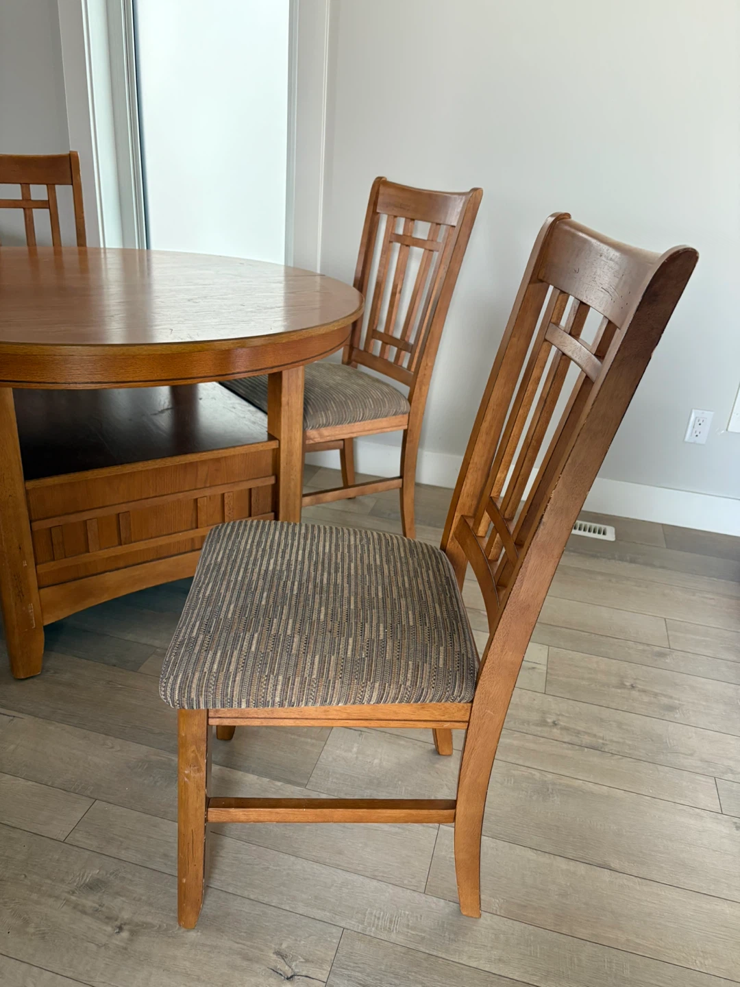 Wooden Dining Table with 4 Chairs - photo 3
