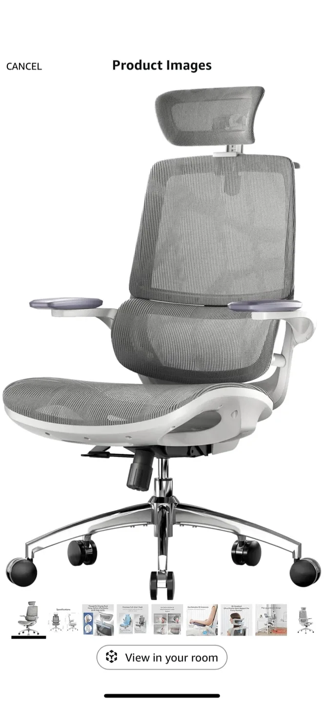 Ergonomic Office Chair - Gray thumbnail