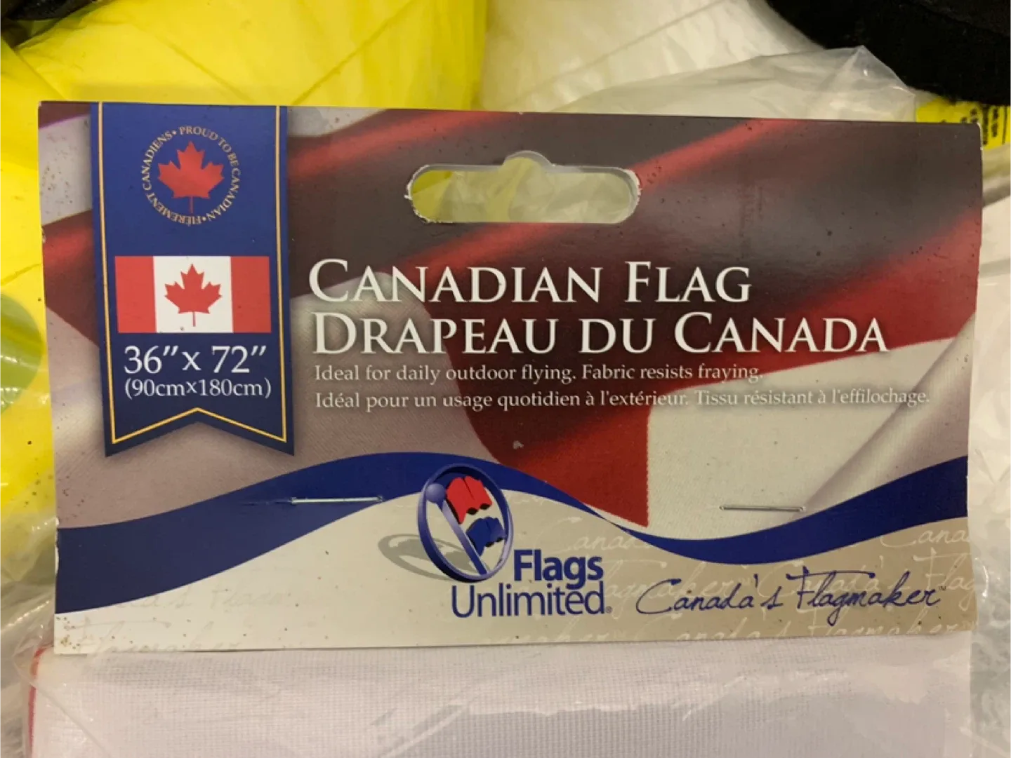 New Canadian Flag 36"x72" image indicator(3)