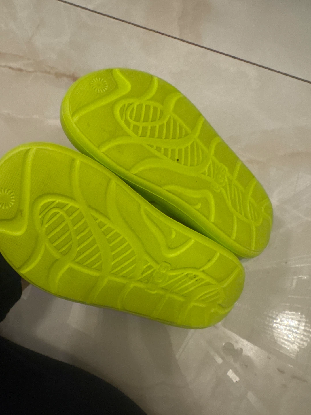 UGG Fluff Yeah Slides - Neon Green - photo 3