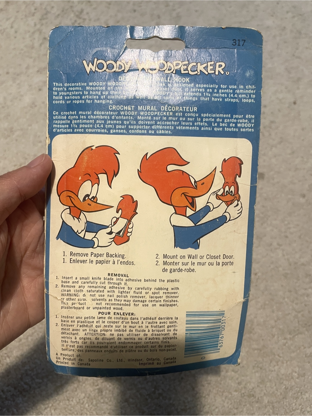 Vintage Woody Woodpecker Wall Hook - photo 4