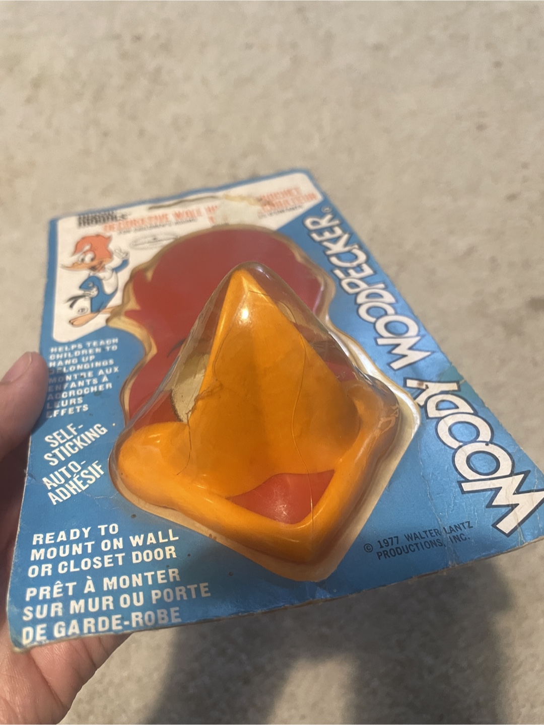 Vintage Woody Woodpecker Wall Hook - photo 3