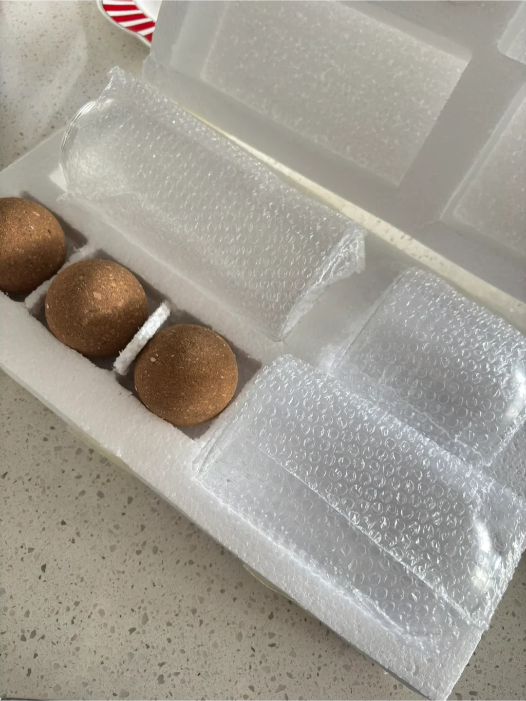 3pc Glass Food Storage Jars with Cork Lids - 3 Piece Set image indicator(3)