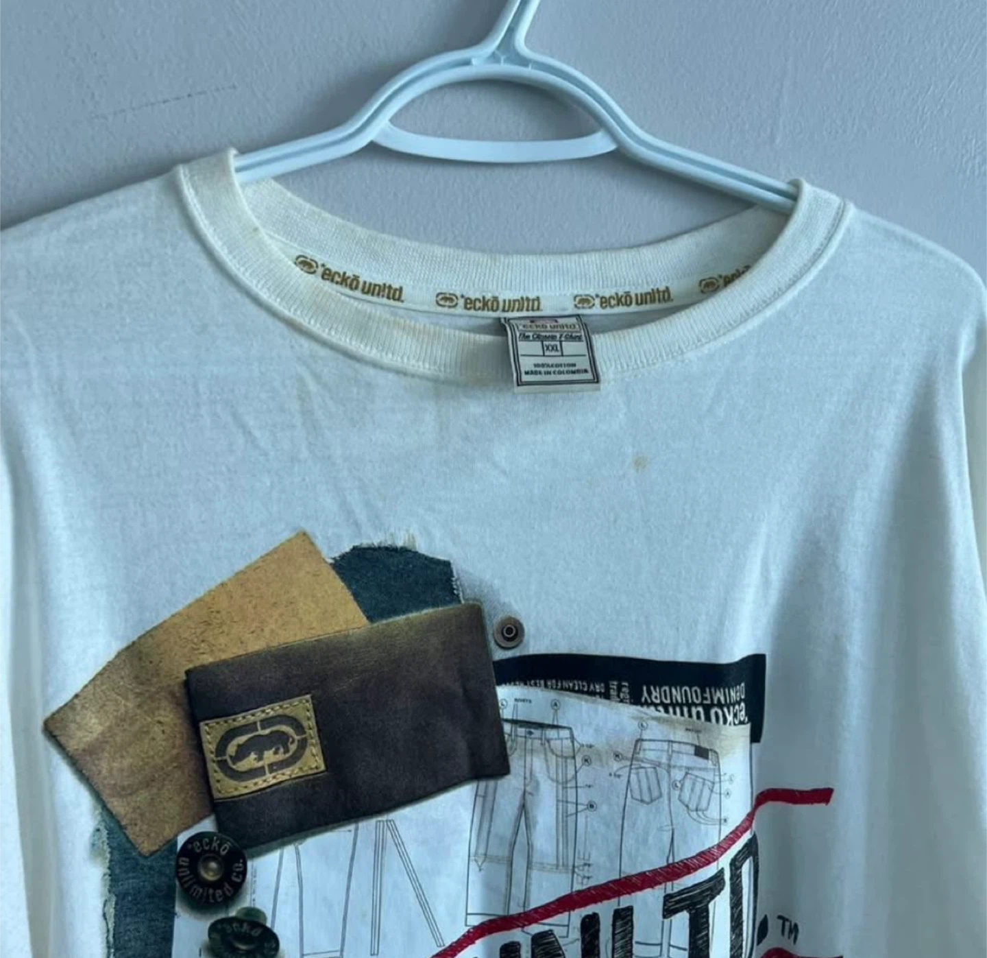 Y2K Ecko Unltd. Denim Foundry Long Sleeve XXL - photo 3