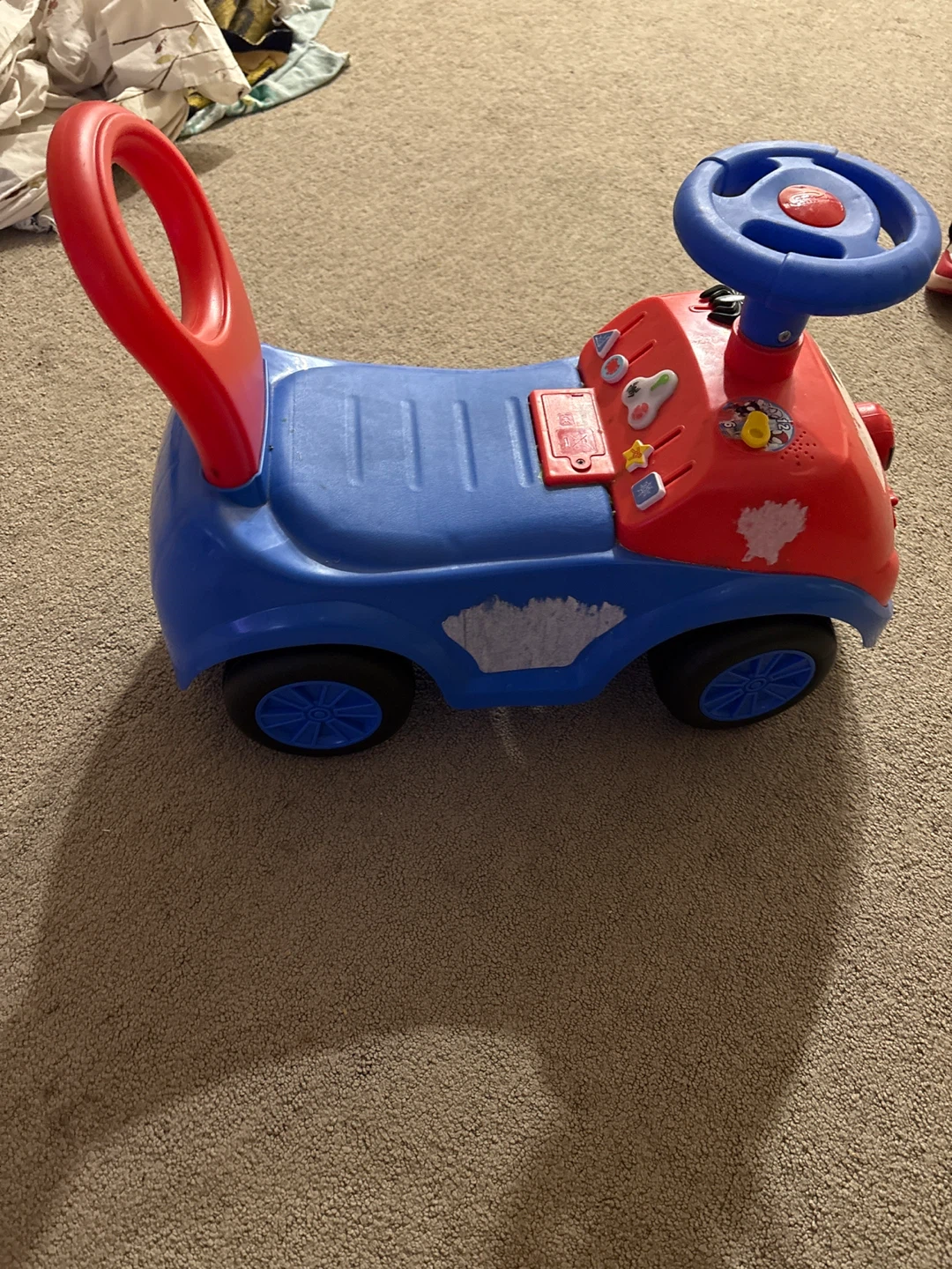 Ride-On Car - Red and Blue 🥕
