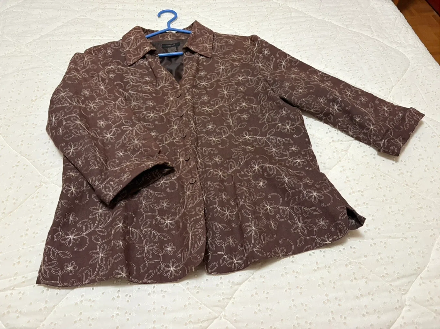 Silkland XL Brown Floral Top