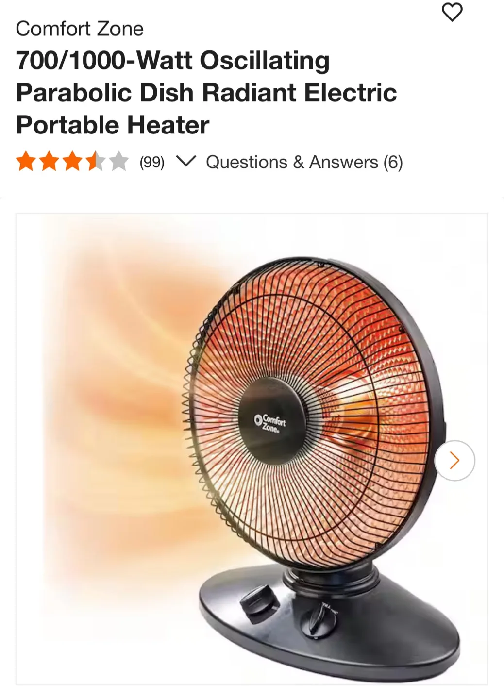 Garrison Oscillating Parabolic Heater image indicator(4)