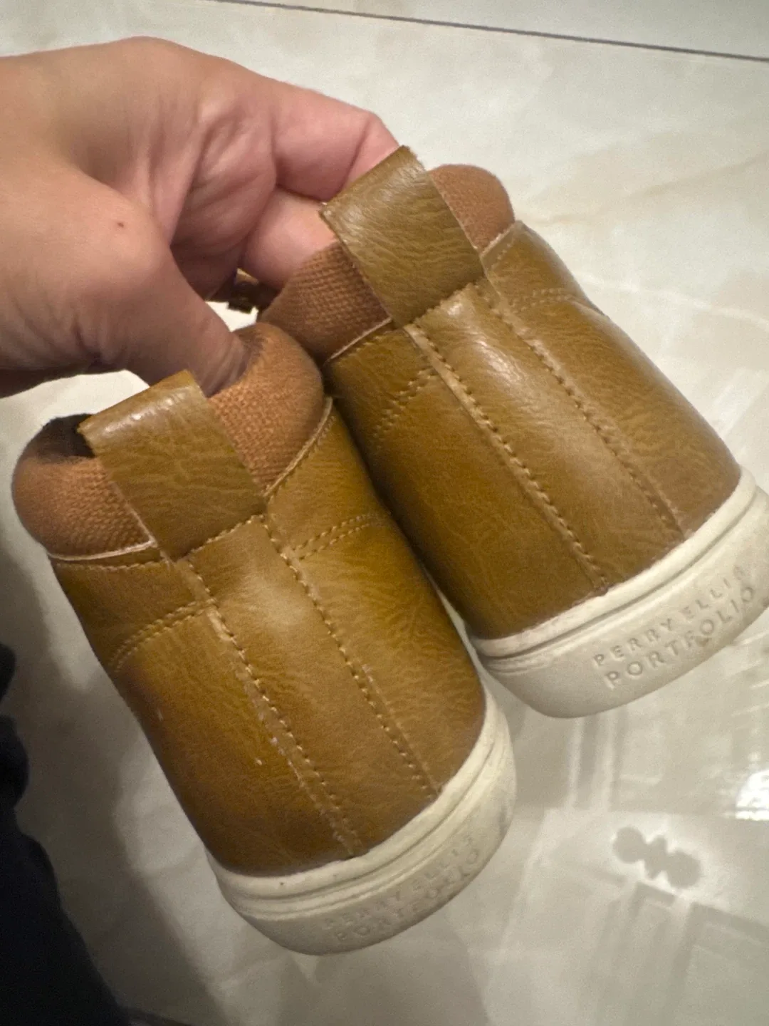 Perry Ellis Portfolio Brown Shoes image indicator(5)