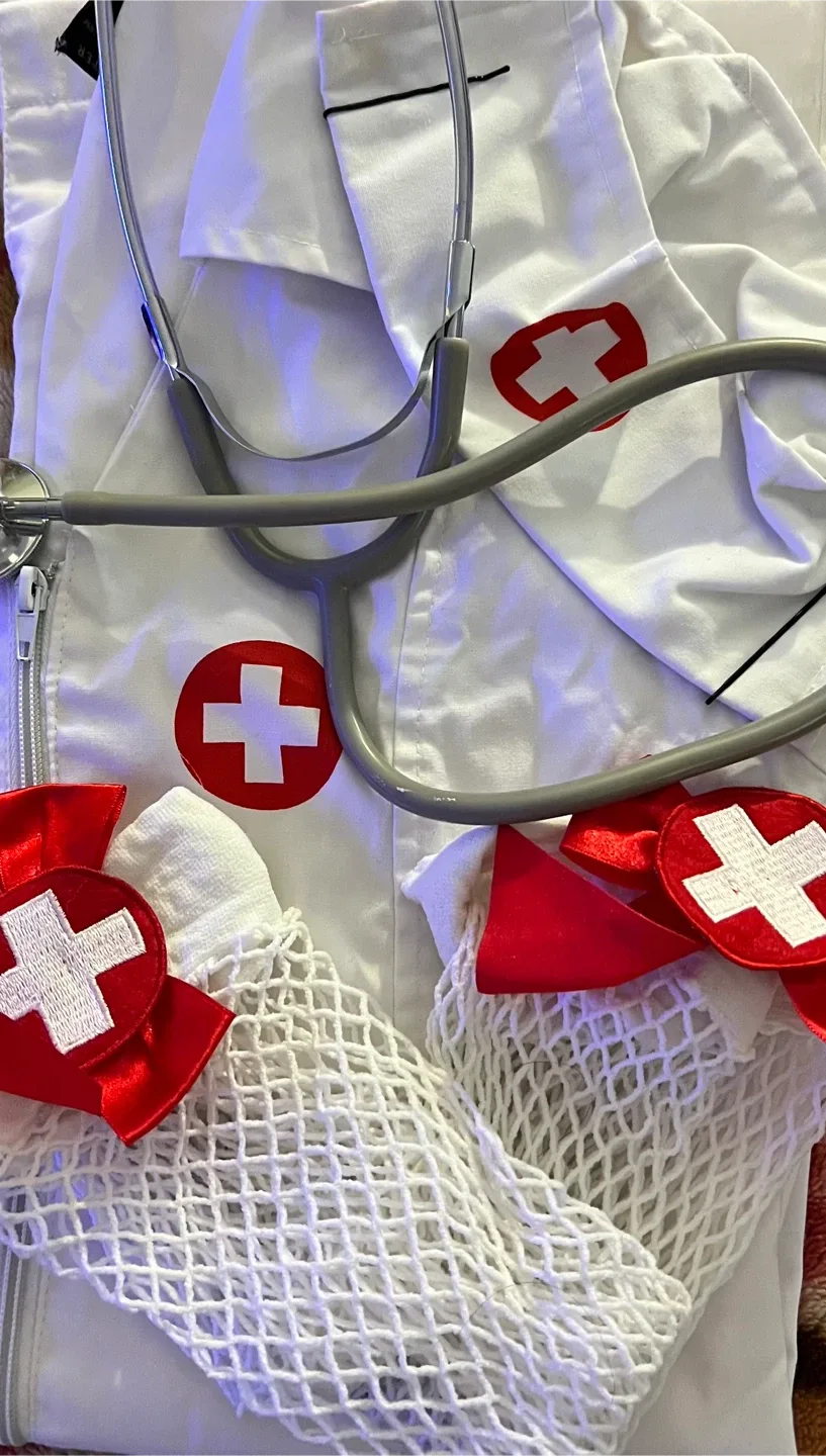 Underwraps Hot Flash Nurse Costume - Medium image indicator(2)