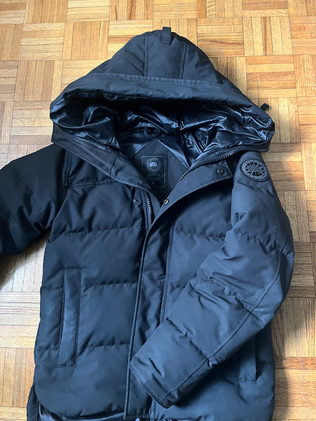 Canada goose Macmillan black badge