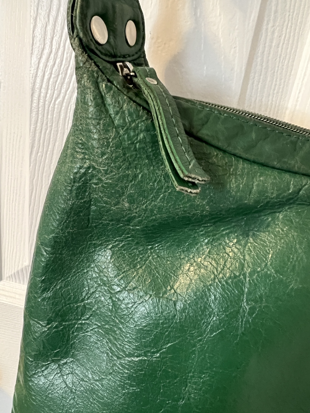 Danier Green Leather Shoulder Bag - photo 3