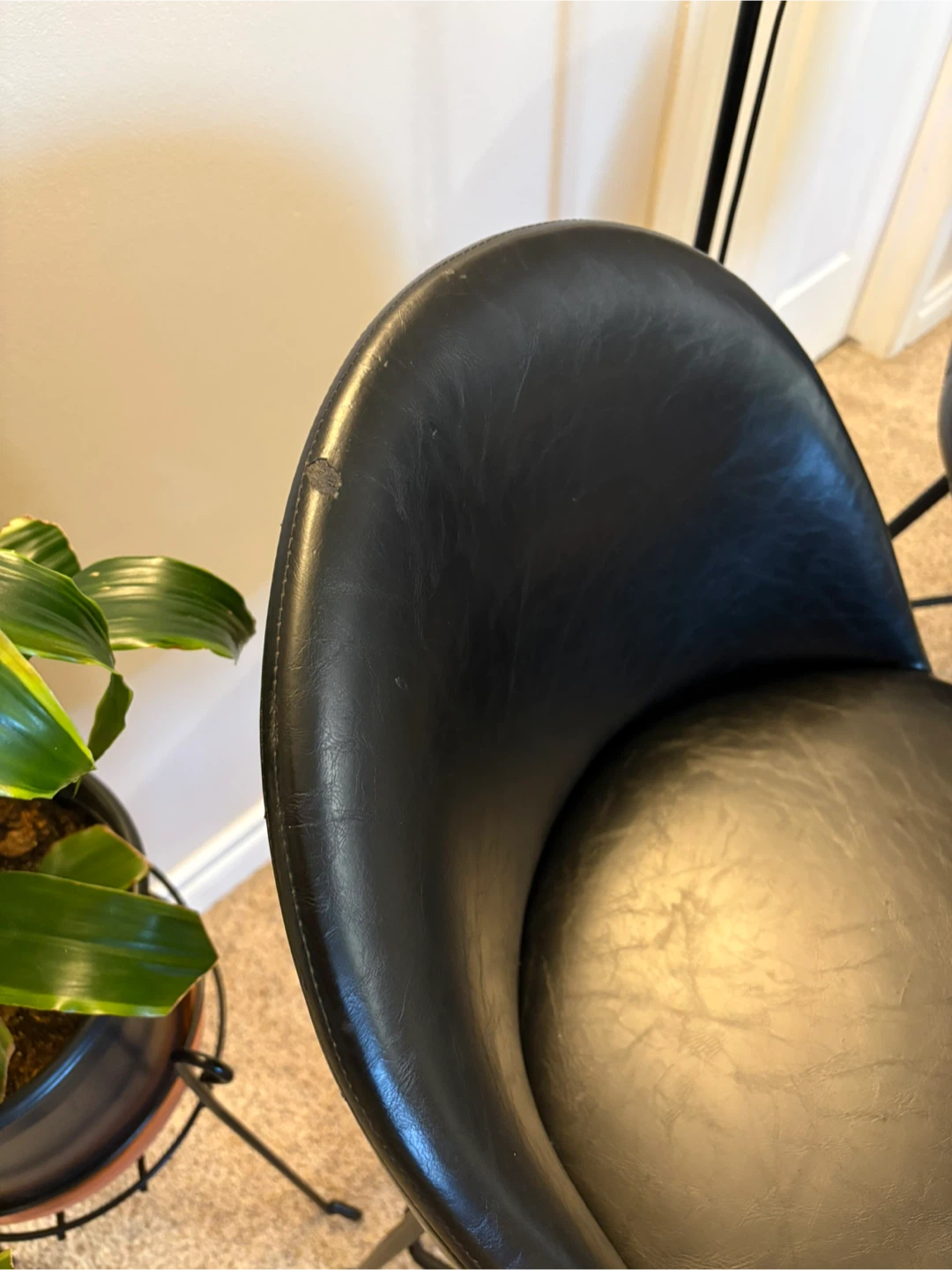 Set of 2 Black Bar Stools - photo 5