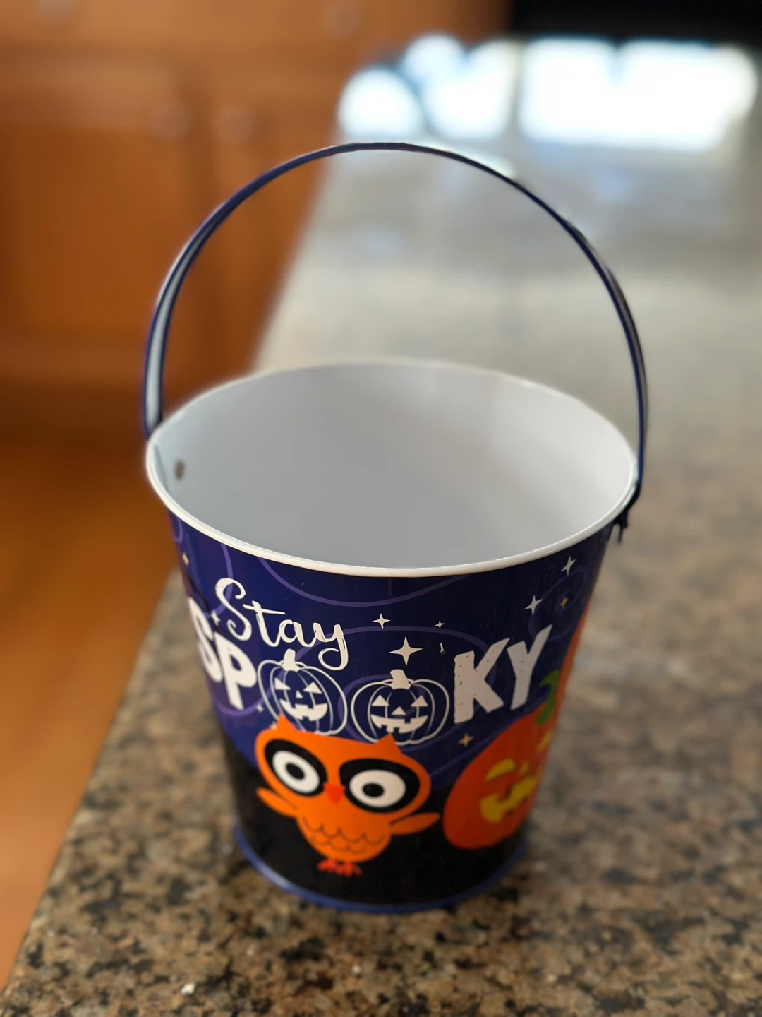 Small Halloween Bucket - Stay Spooky! 🥕
