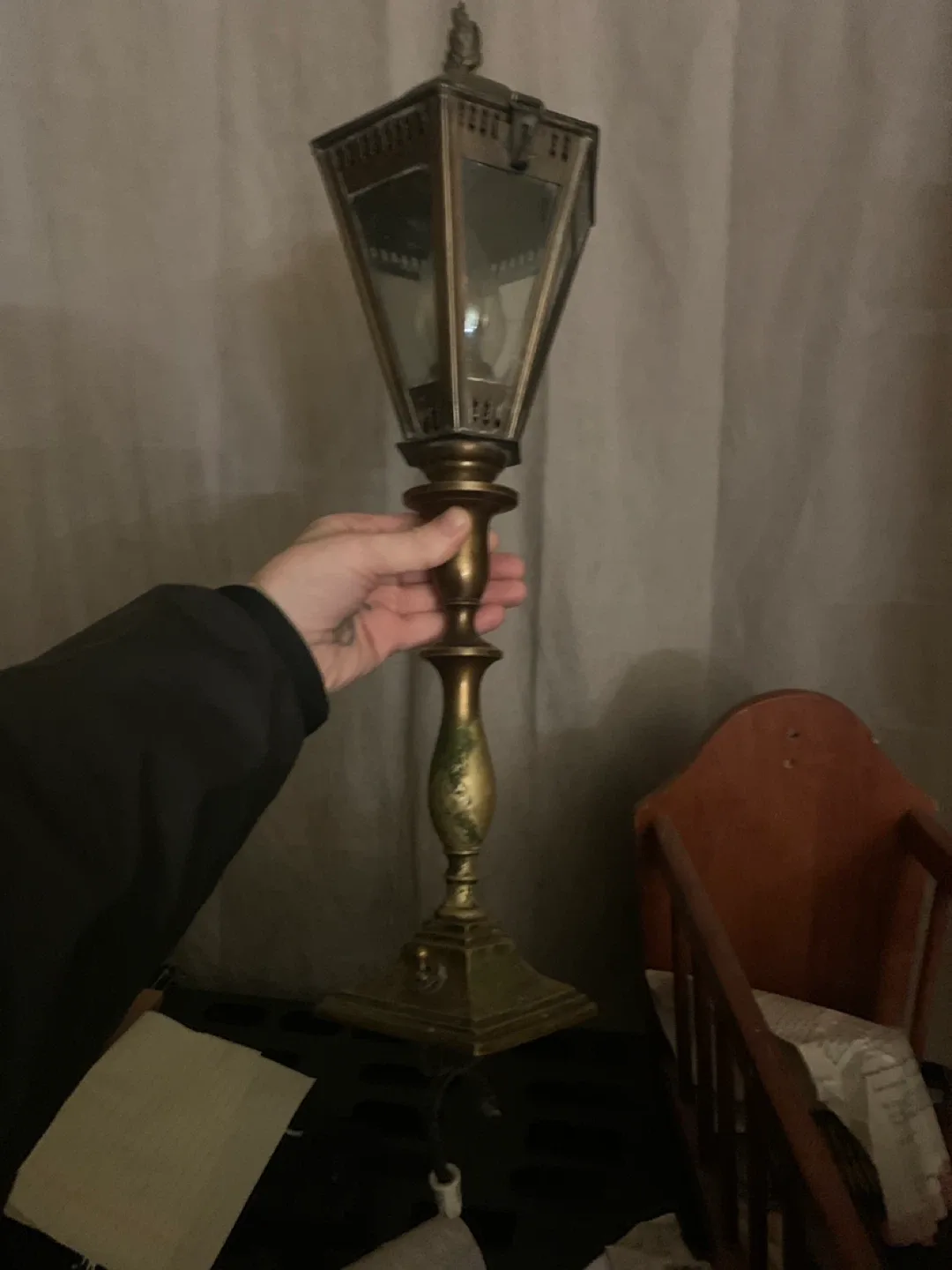 Vintage Brass outside house light