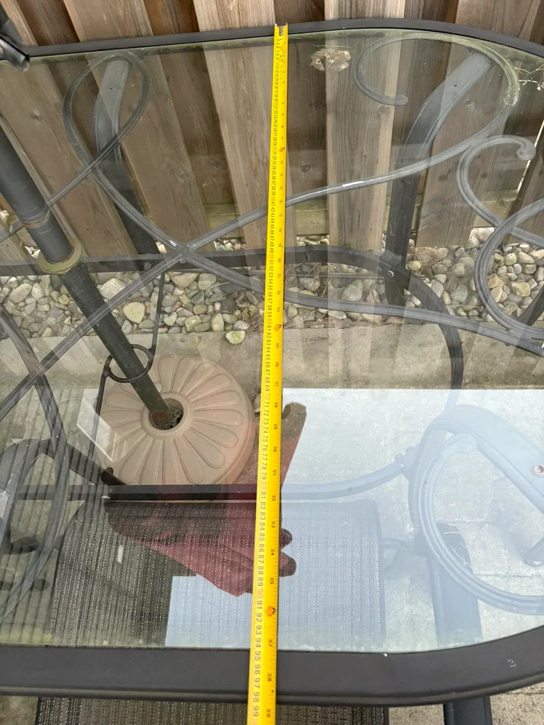 Outdoor Patio Set – Table + 6 Chairs + Umbrella 🌞 image indicator(2)