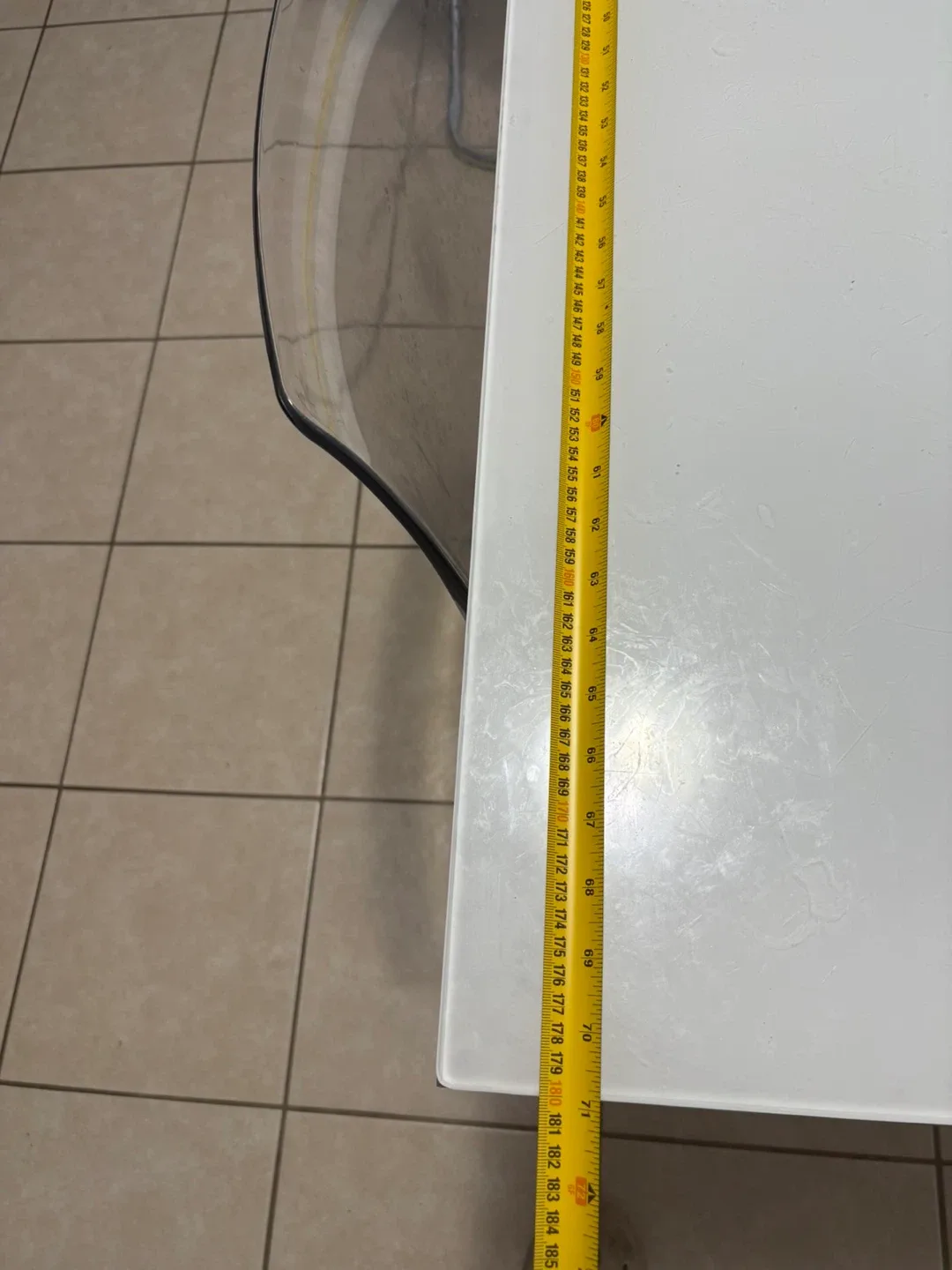 Modern Kitchen Table with 6 Clear Chairs – Glass & Chrome Set ✨ image indicator(6)