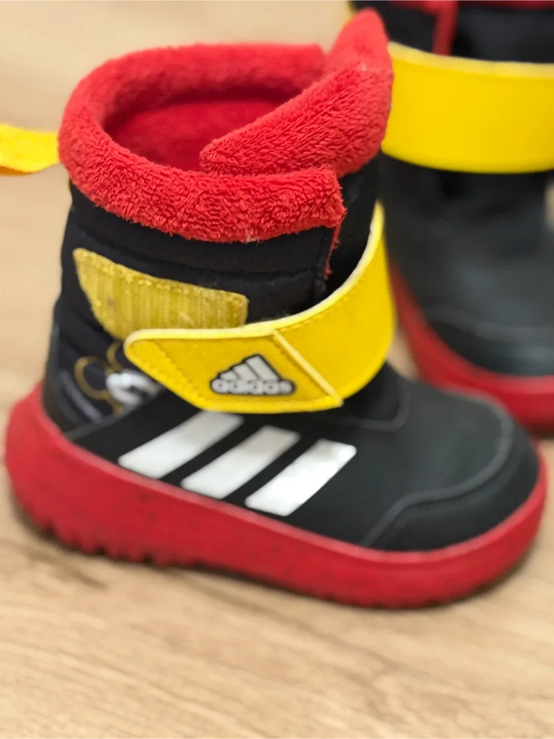 Adidas x Disney Mickey Mouse Winter Boots - Size 7.5K image indicator(4)