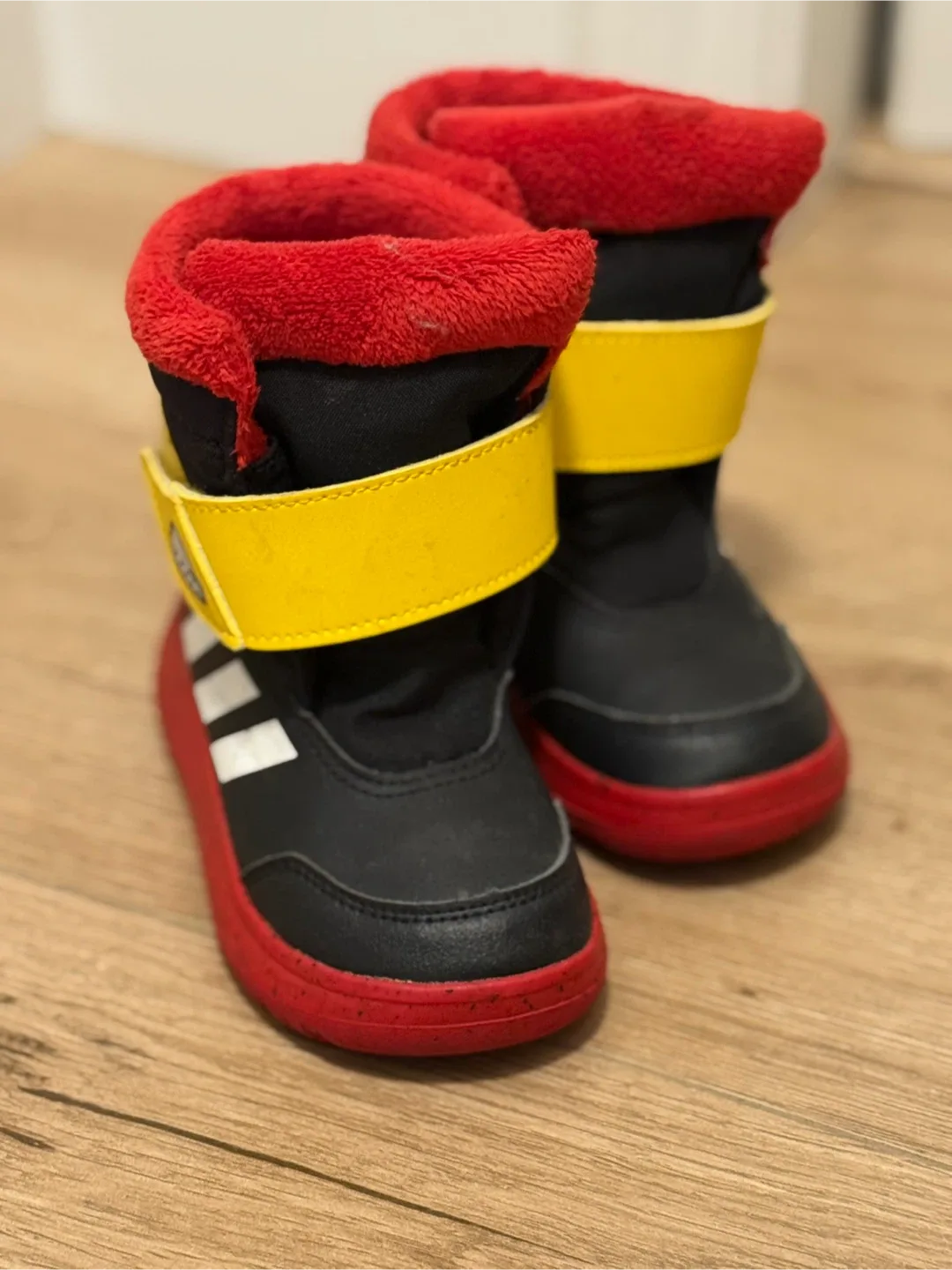 Adidas x Disney Mickey Mouse Winter Boots - Size 7.5K image indicator(5)