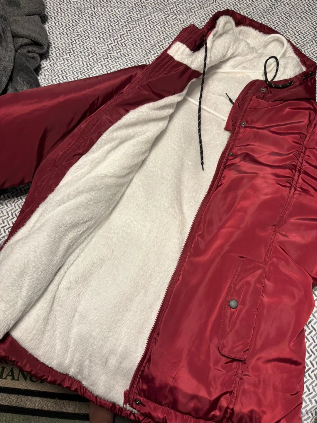 Burgundy Winter Coat image indicator(2)