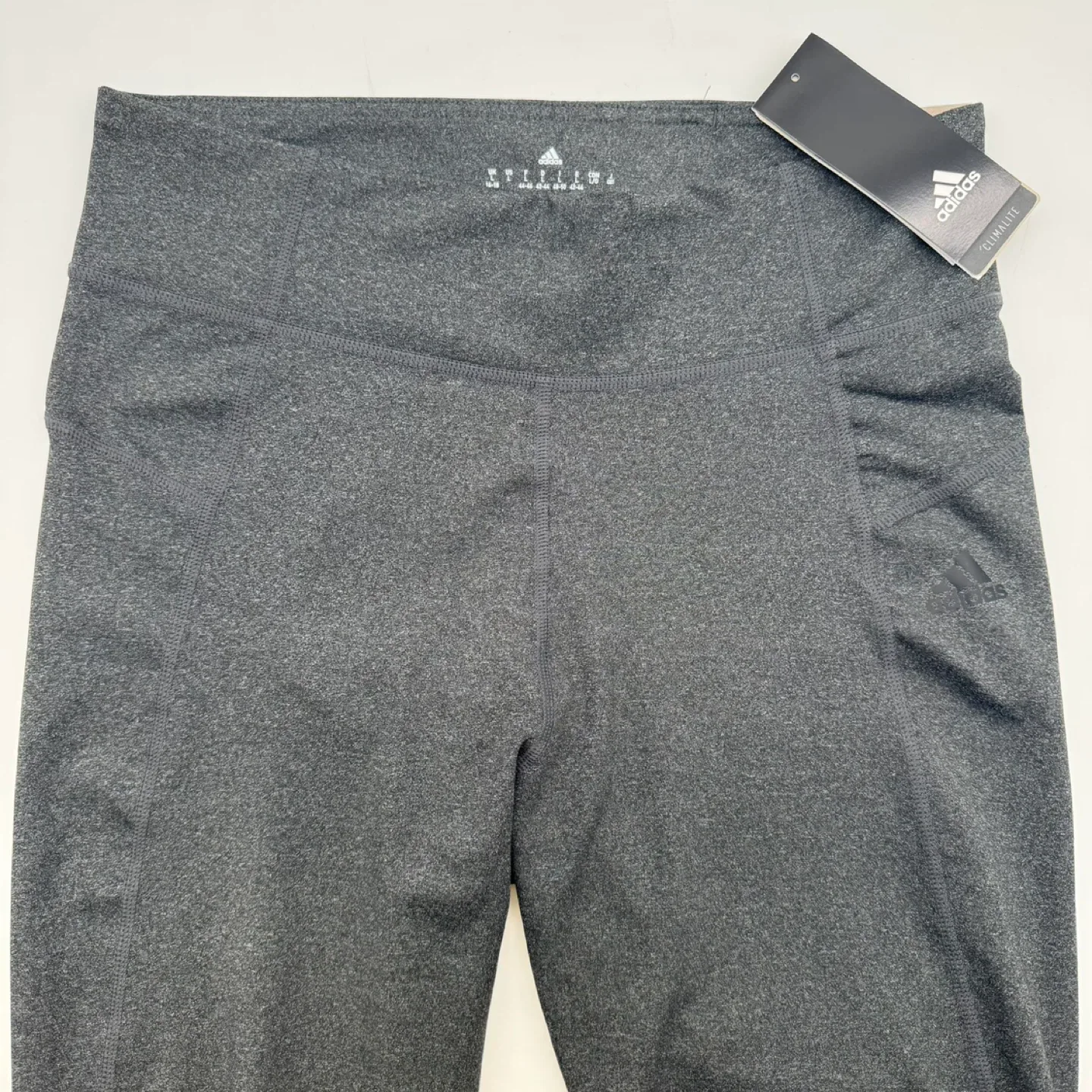 Adidas Climalite High Rise Long TrainingTights Dark Grey L image indicator(2)