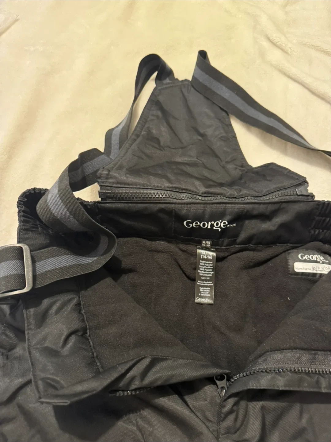 George Black Snow Pants XL/TG (14/16) image indicator(2)