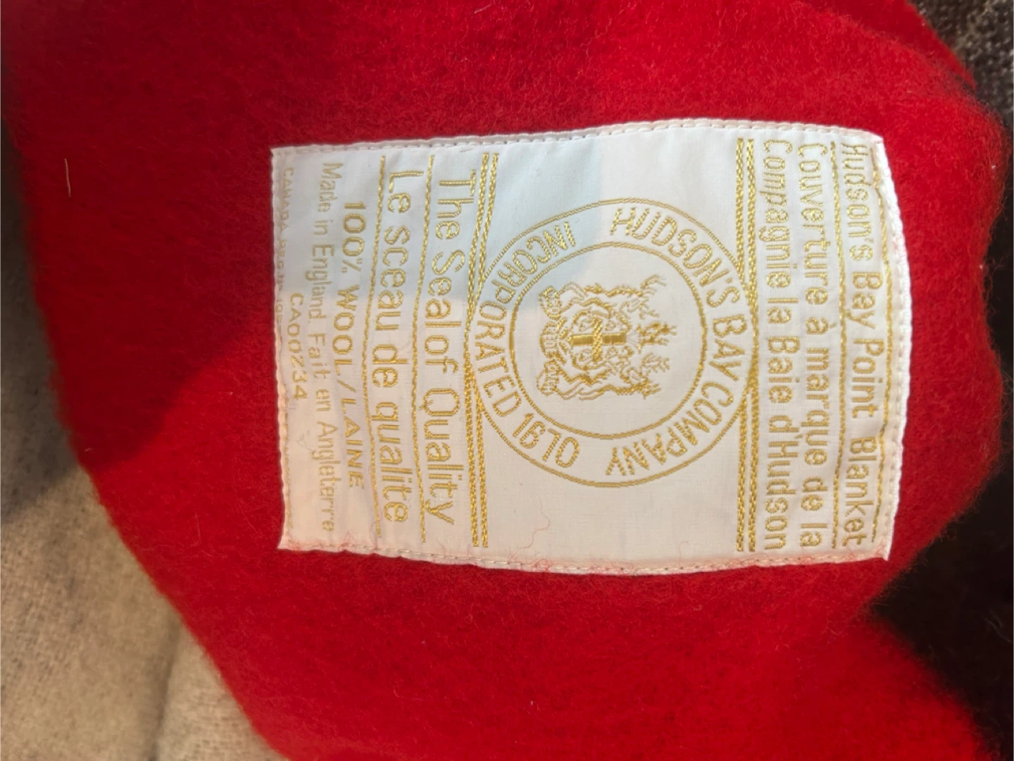 Hudson's Bay vintage Blanket - photo 3