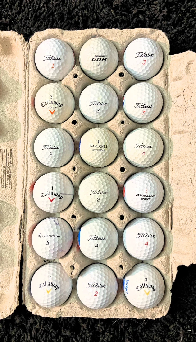 18 Coca-Cola Coke & Pepsi Logo Golf Balls - photo 4