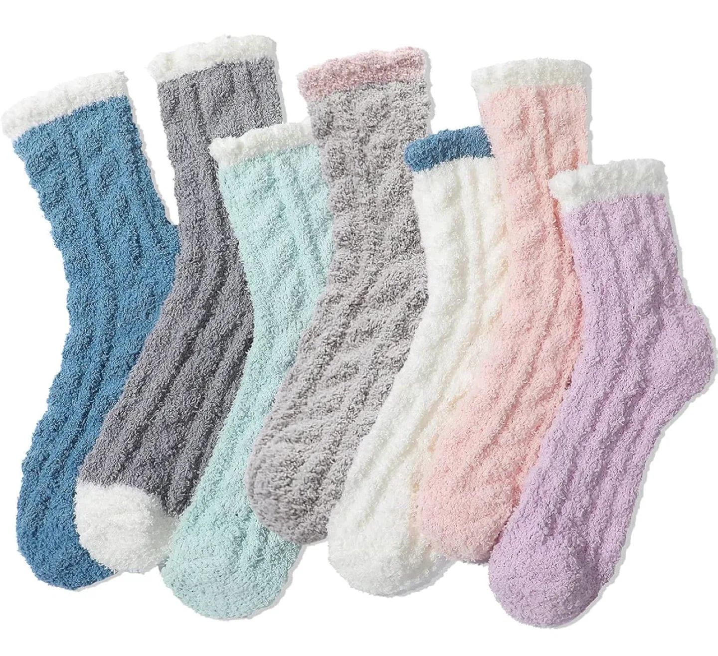 Cozy Fuzzy Socks - Assorted Colors thumbnail
