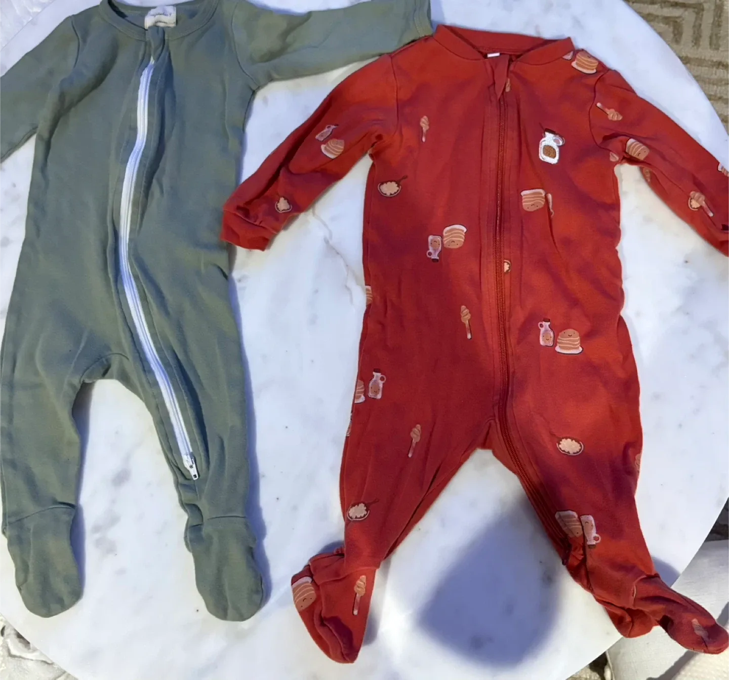 Mixed Baby Clothes Lot - Onesies, Pants, Hats image indicator(2)