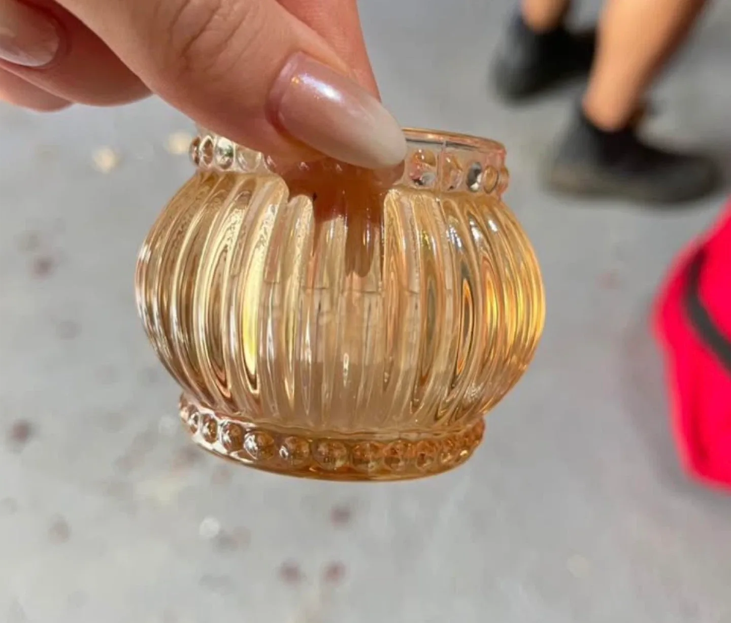 Small Decorative Candle Holder and Tealights