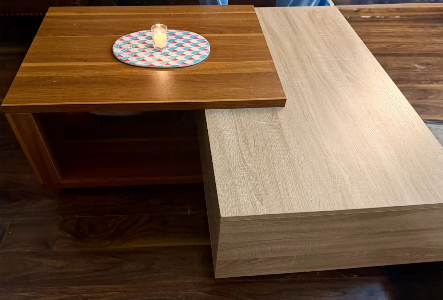 Extendable Two-Tone Coffee Table - photo 3