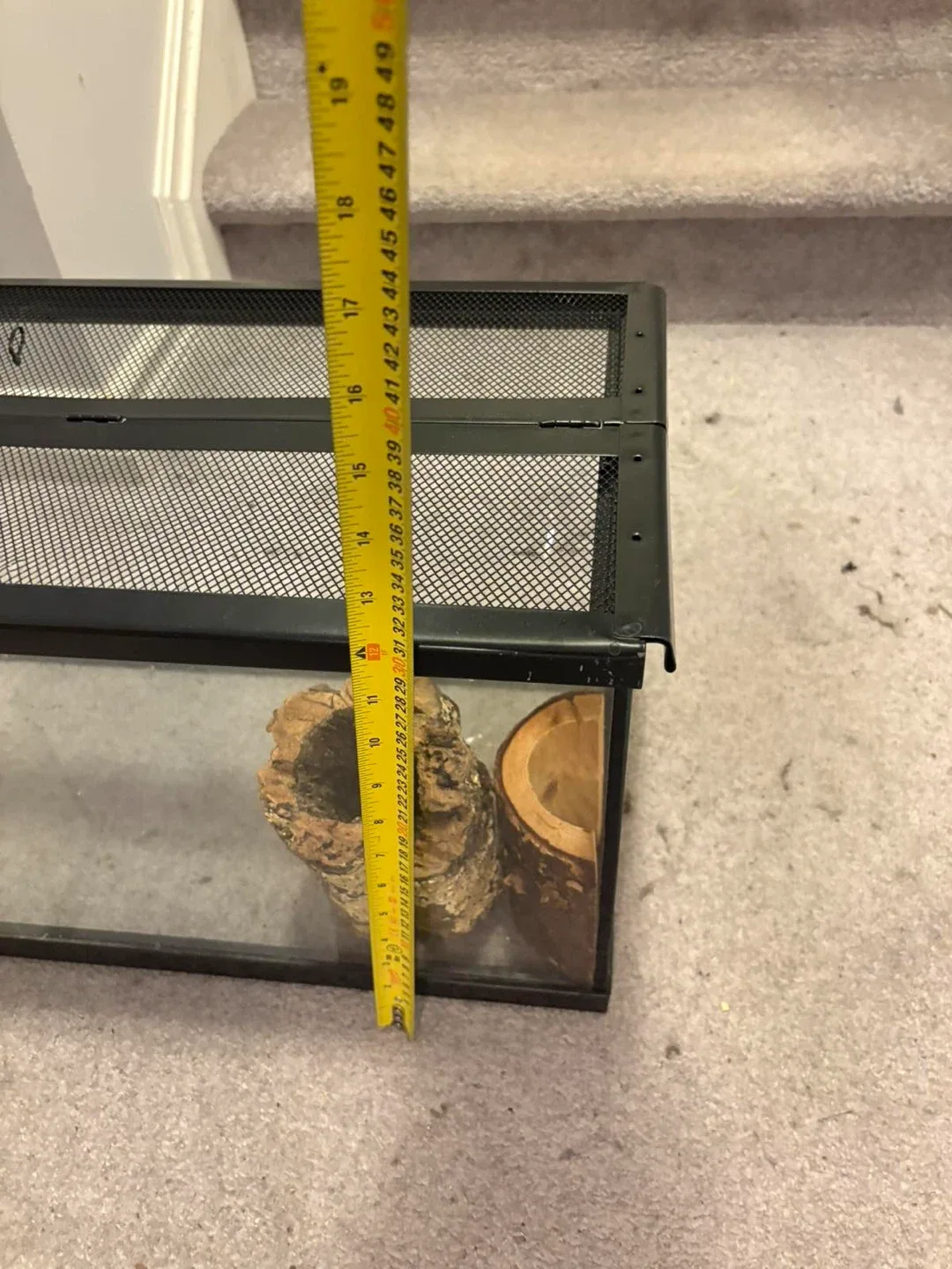 🐍 Small Reptile / Fish Tank with Mesh Lid 🐢 image indicator(8)